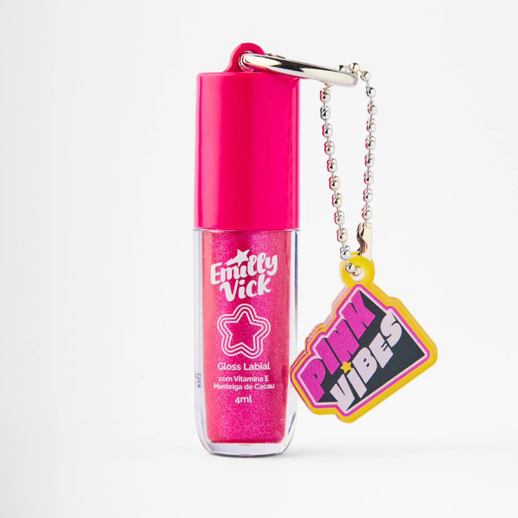 Kit Princesas – Pink & Cosmic Vibe | 2 Gloss + 2 Body Splash