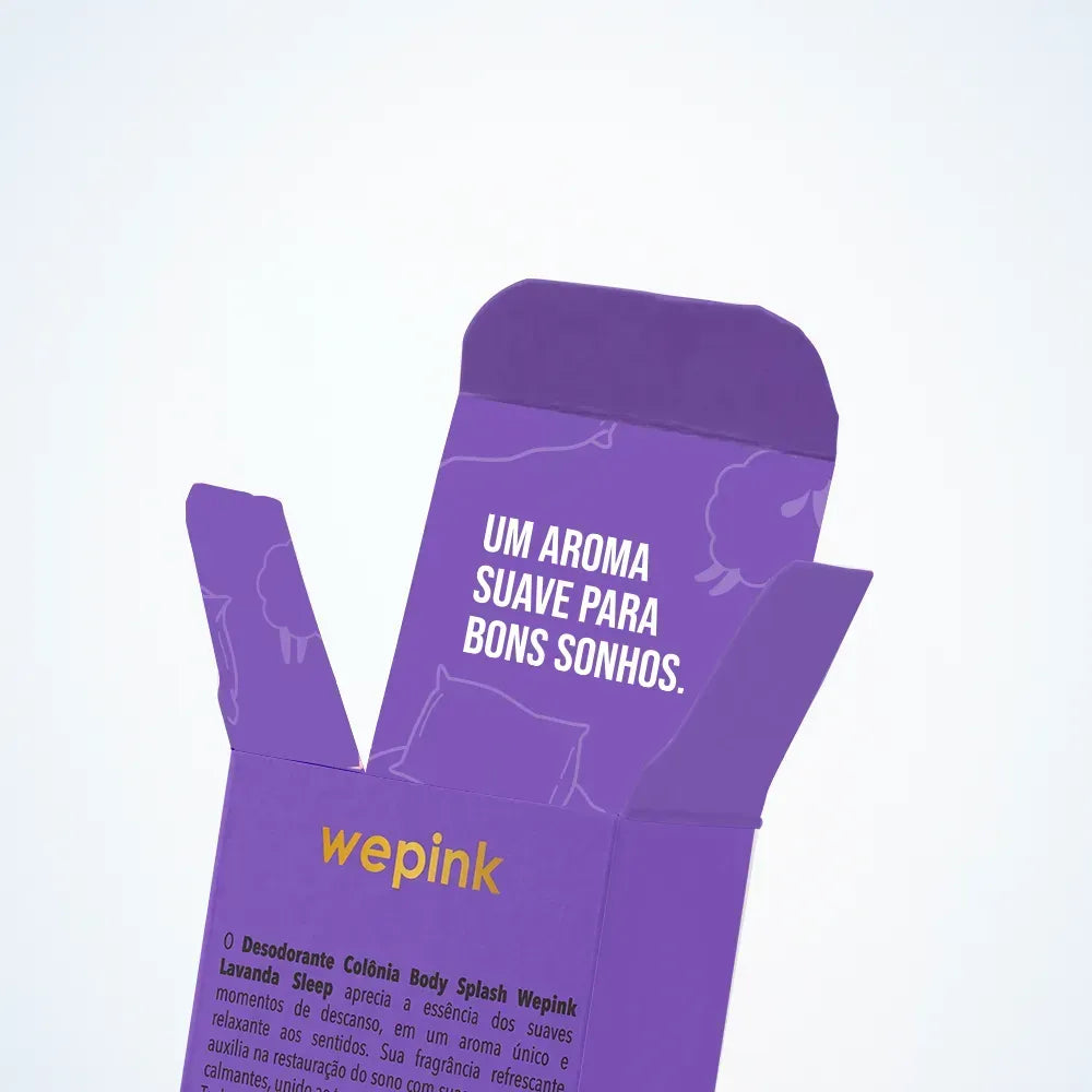 Body Splash Lavanda Sleep Desodorante Colônia 200ml - Wepink