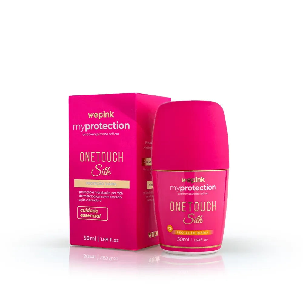 Desodorante Antitranspirante Roll-on One Touch Silk | Wepink, 50ml