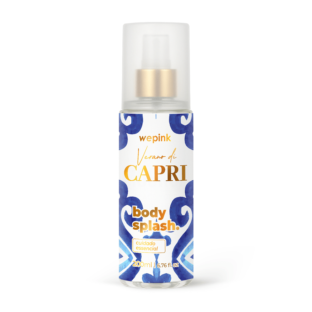 Body Splash Verano Di Capri Desodorante Colônia 200ml - Wepink