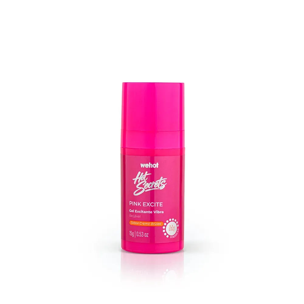 Gel Excitante Vibra – Sabor Crème Brûlée | Wehot Hot Secrets, 15g