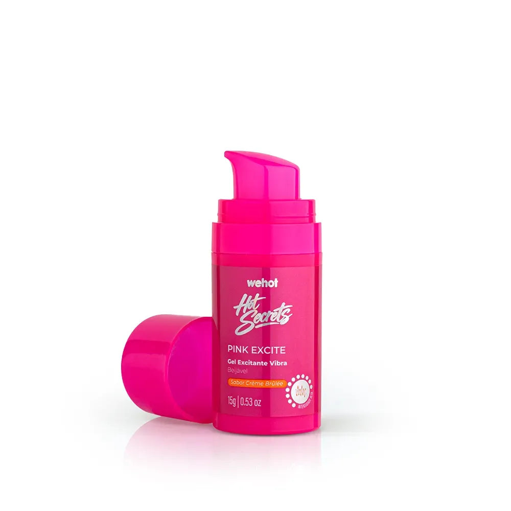 Gel Excitante Vibra – Sabor Crème Brûlée | Wehot Hot Secrets, 15g