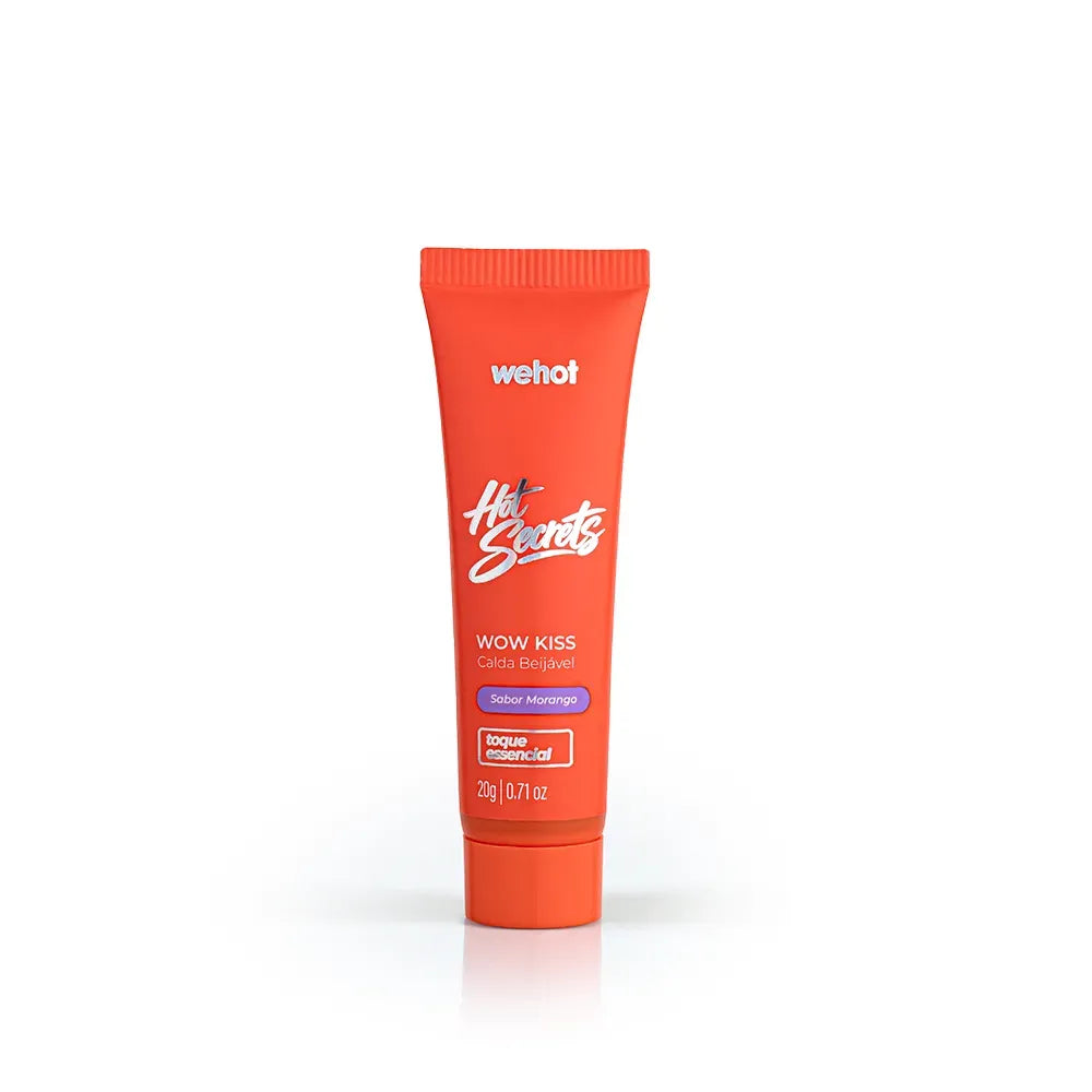 Calda Beijável Morango 20g - Wepink Wehot