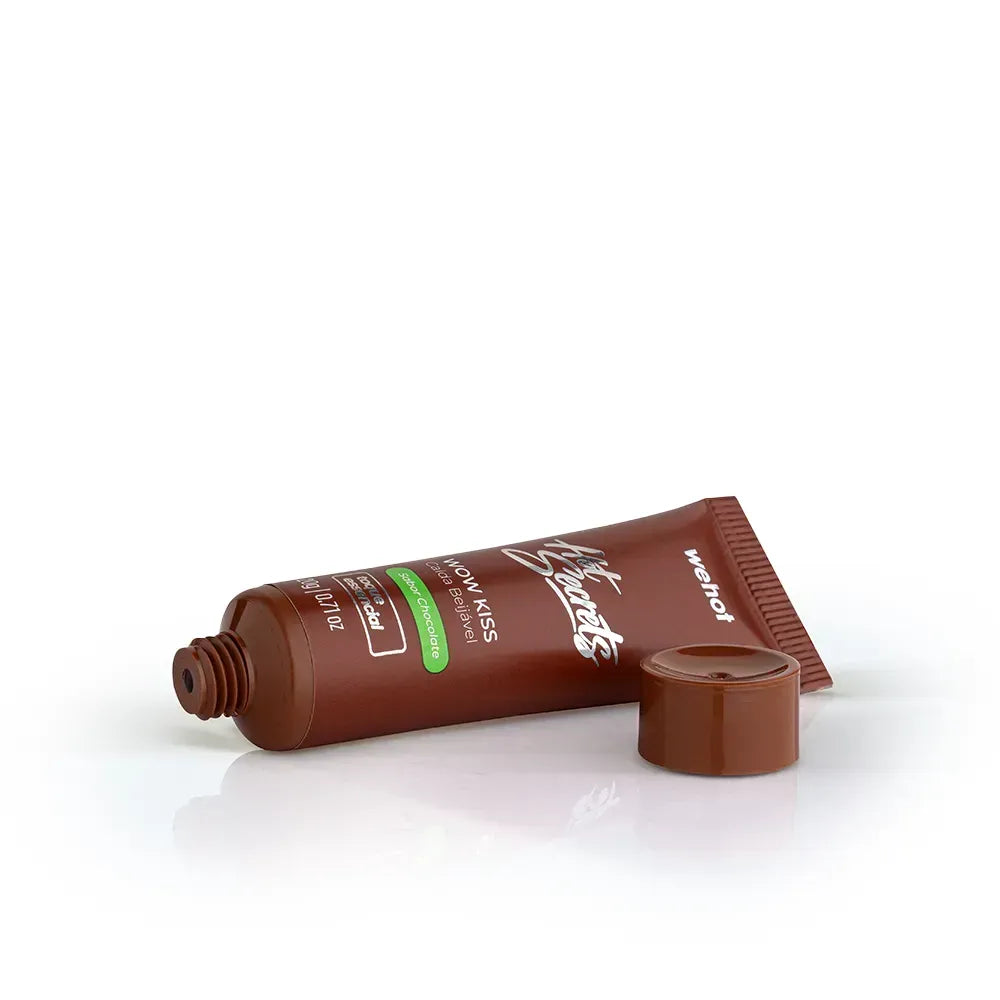 Calda Beijável Wow Kiss – Sabor Chocolate | Wehot Hot Secrets, 20g