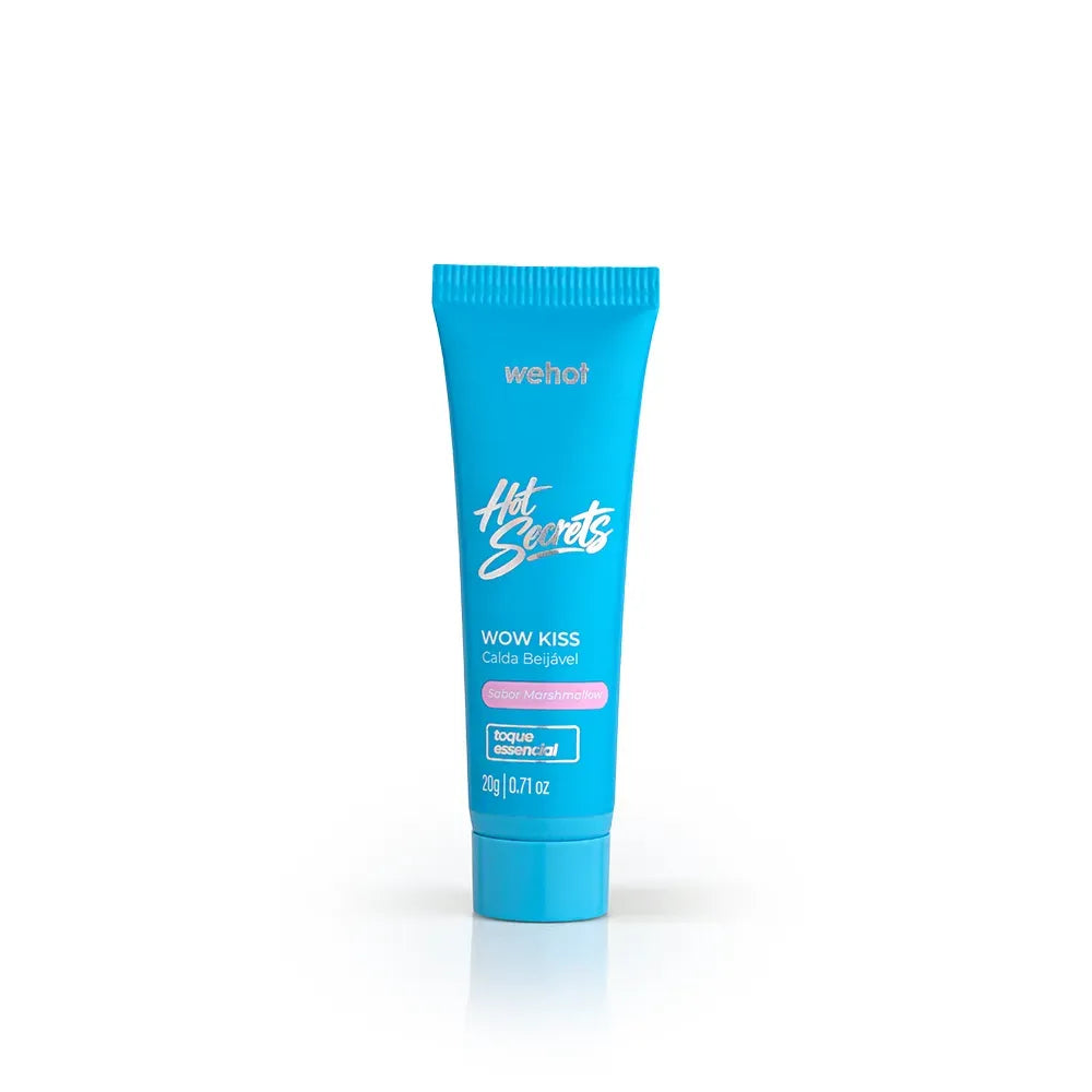 Calda Beijável Wow Kiss – Sabor Marshmallow | Wehot Hot Secrets, 20g