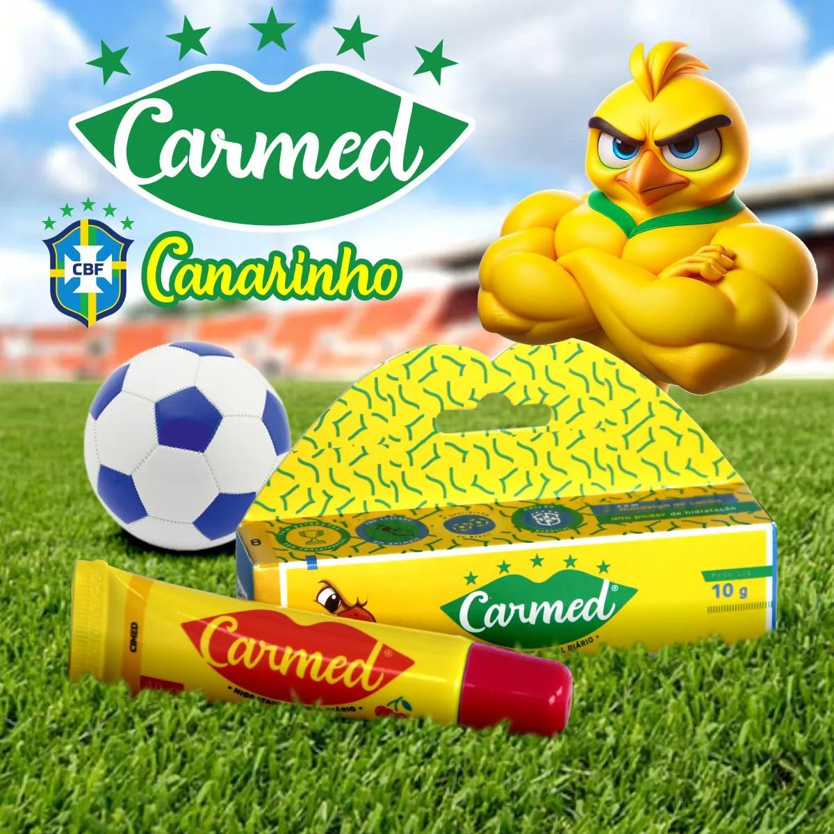 Carmed Canarinho Seleção Brasileira CBF Colecionável