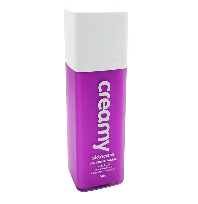 Creamy Retinol 0,3 + Nano Vitamina C + Peptídeos + Phloretin