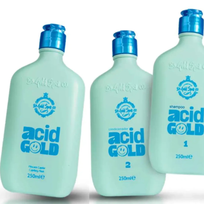 Kit ACID GOLD mask + Shampoo e Condicionador