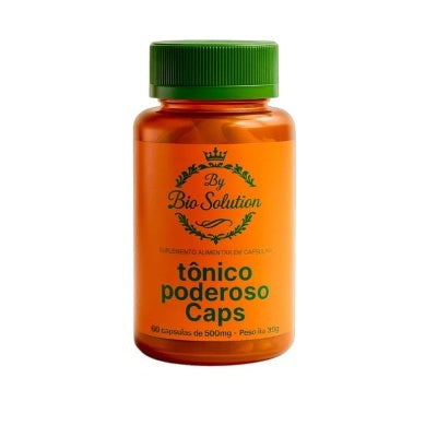 Tônico Poderoso | 60 Cápsulas - Cresc Acelerado | Anti-queda Gold Spell
