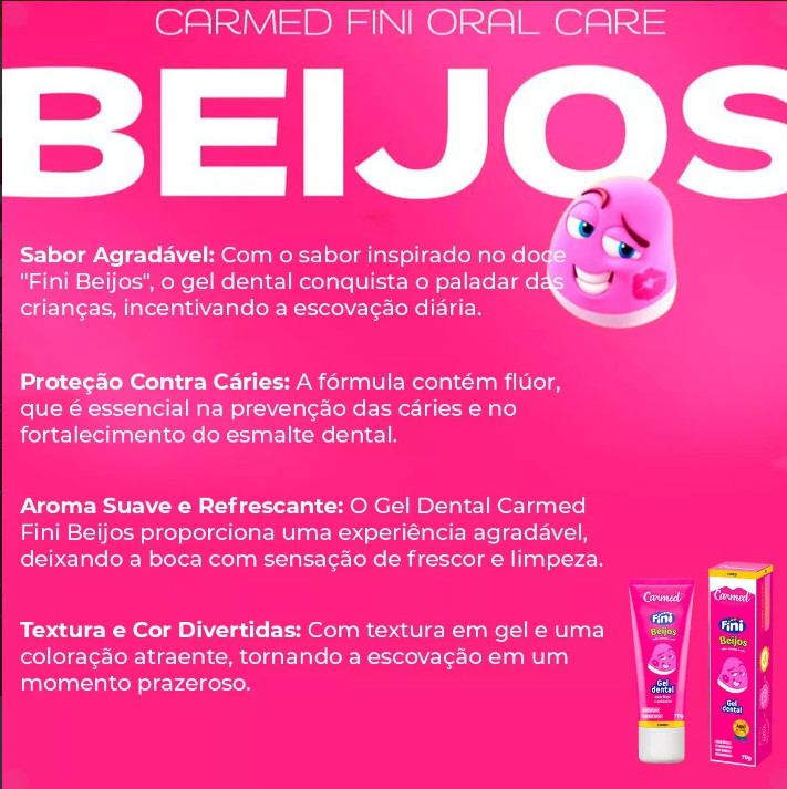 Carmed Gel Dental Fini Beijos 70g