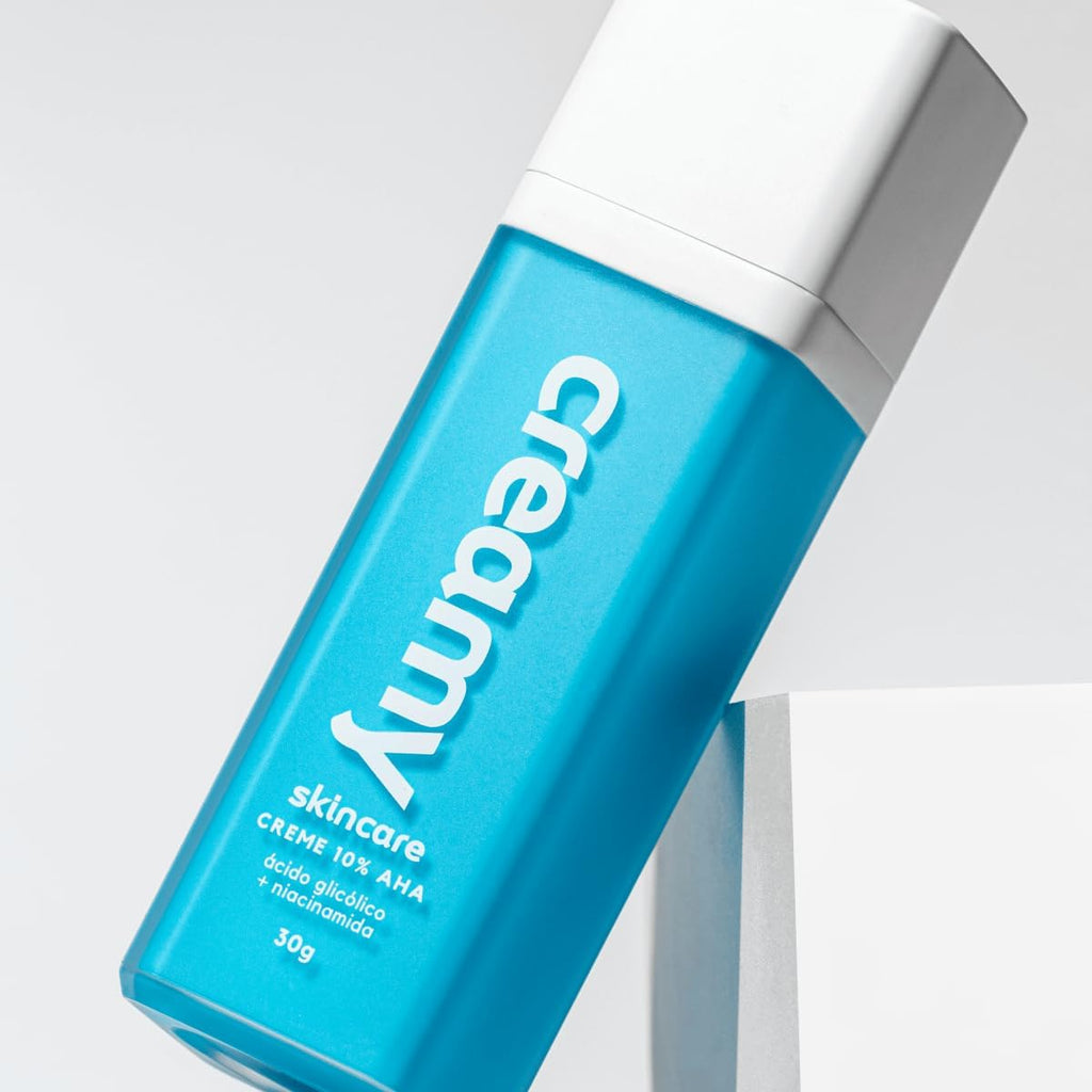 Creamy Ácido Glicólico AHA 10% Anti-idade Renovador Facial