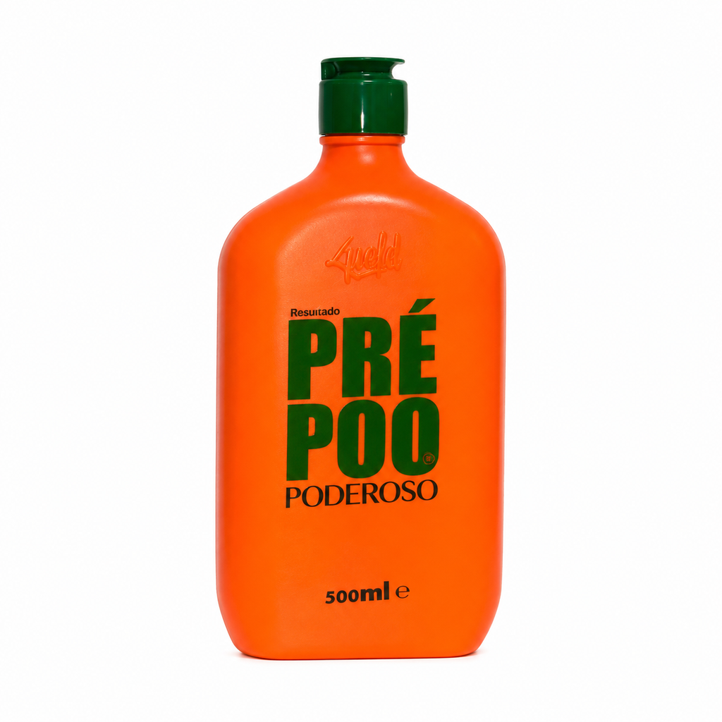 Kit Poderoso Laranja – Máscara + Reparador + Sérum + Pré-Poo | Gold Spell