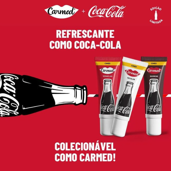 Carmed Coca-Cola Vermelho 10g