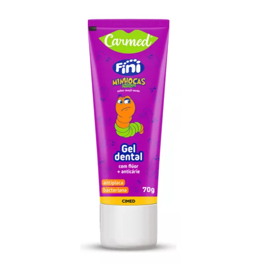 Gel Dental Carmed Fini Minhocas 70g