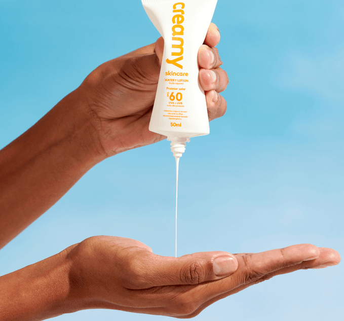 Protetor Solar FPS 60 Watery Lotion Creamy