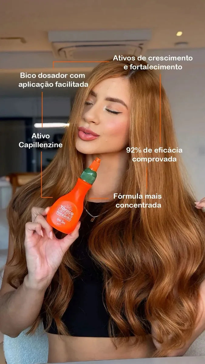 Tônico Laranja Poderoso – Ante Queda Crescimento e Fortalecimento Capilar Gold Spell