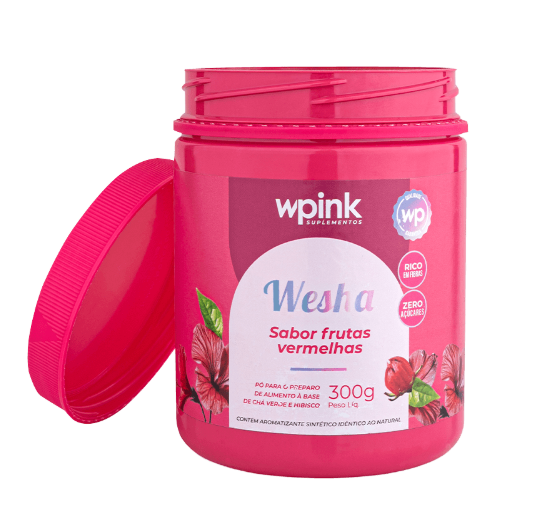 Wesha Chá Verde &amp; Hibisco 300g - WP