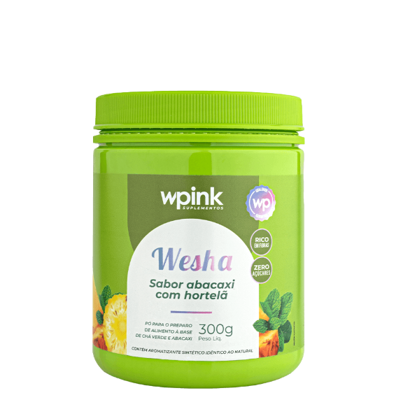 Wesha Chá Verde &amp; Abacaxi 300g - WP