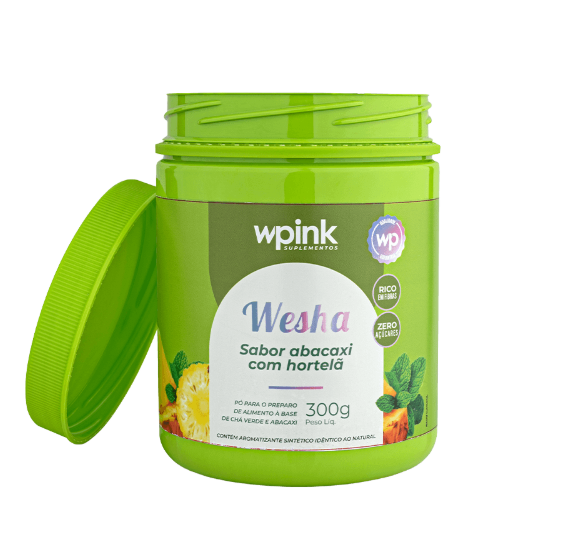 Wesha Chá Verde &amp; Abacaxi 300g - WP