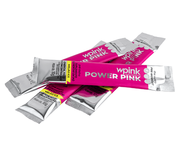 Power Pink Melão Ice Pré-Treino Saches 300g - WP