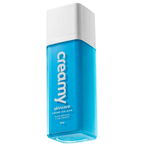 Creamy Ácido Glicólico AHA 10% Anti-idade Renovador Facial