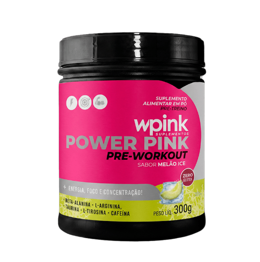Super Power Pink Melão Ice Pré-Treino 300g - WP