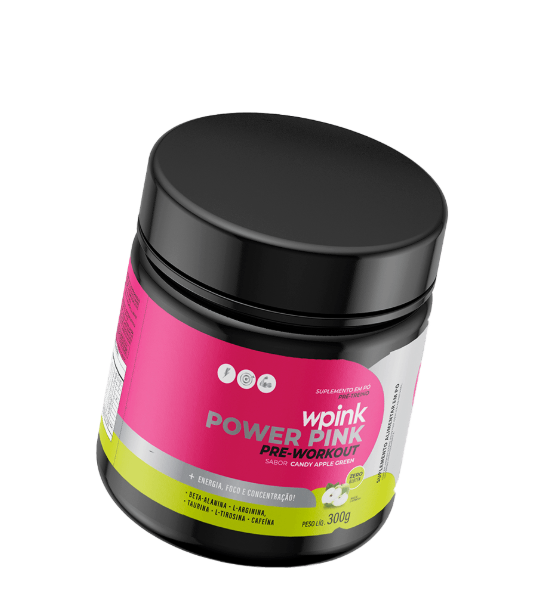 Super Power Pink Pré-Treino Maçã Verde 300g