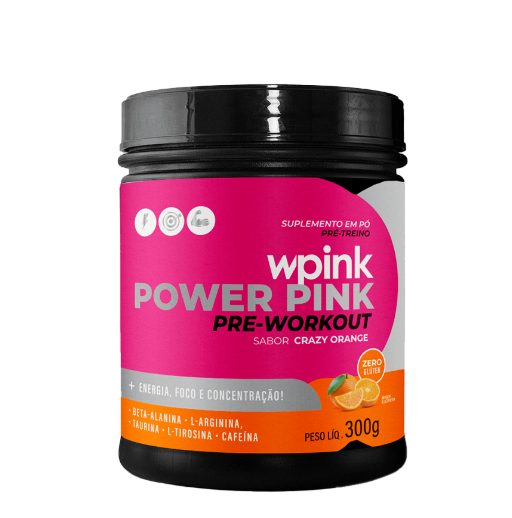 Super Power Pink Pré-Treino Laranja 300g