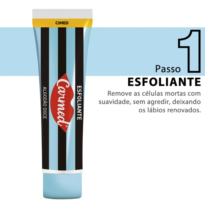 Kit 2 Carmed Sos Algodão Doce Esfoliante