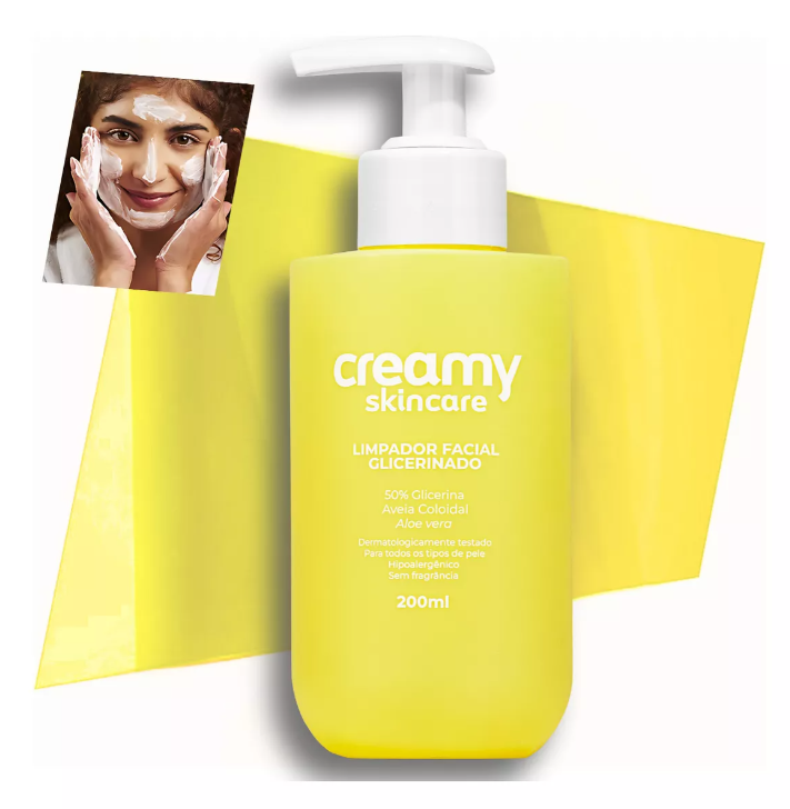 Creamy Limpador Glicerinado Antioleosidade  Skincare 200ml