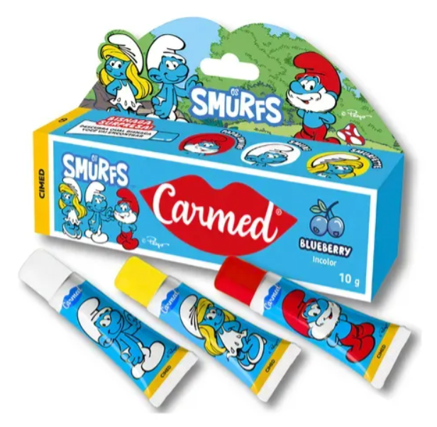 Carmed Smurfs Blueberry 10g