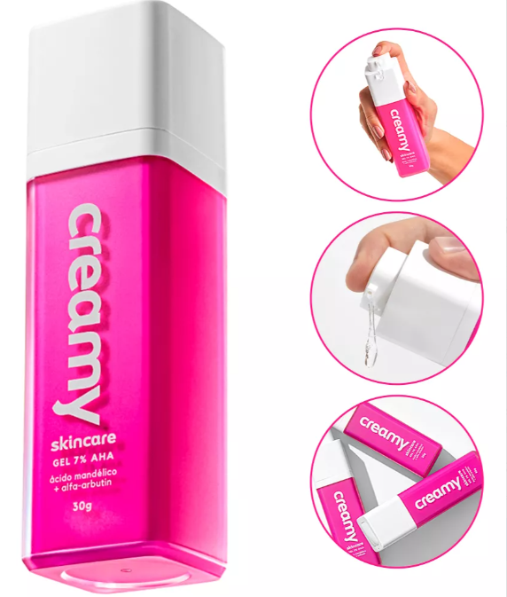 Creamy Ácido Mandélico 30g Gel Clareador Antiacne
