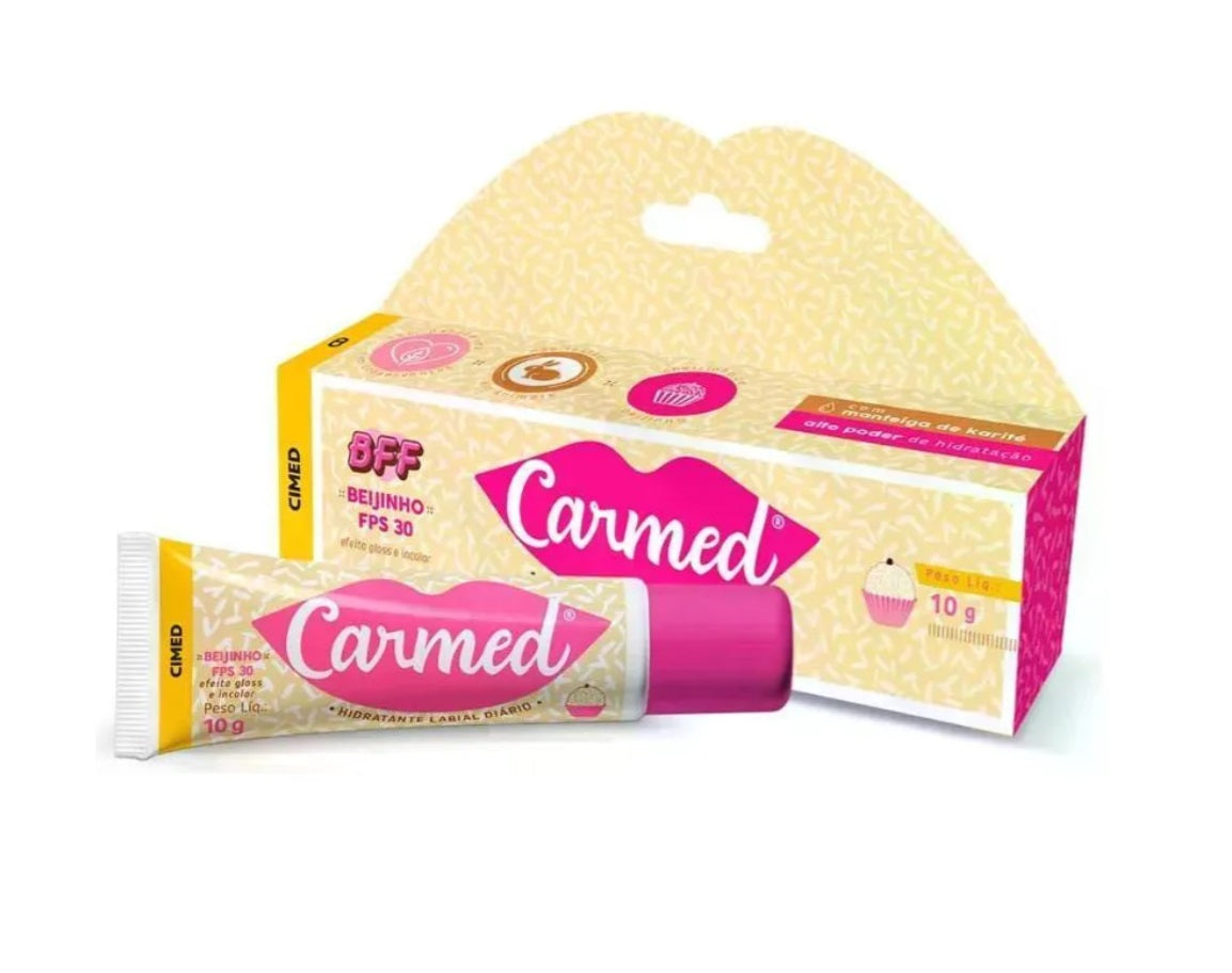 Carmed Hidratante Labial BFF Beijinho FPS 30