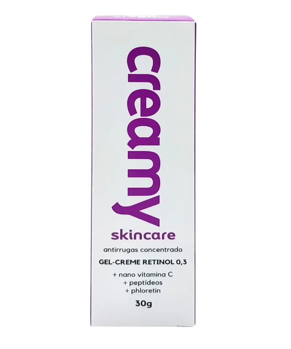 Creamy Retinol 0,3 + Nano Vitamina C + Peptídeos + Phloretin