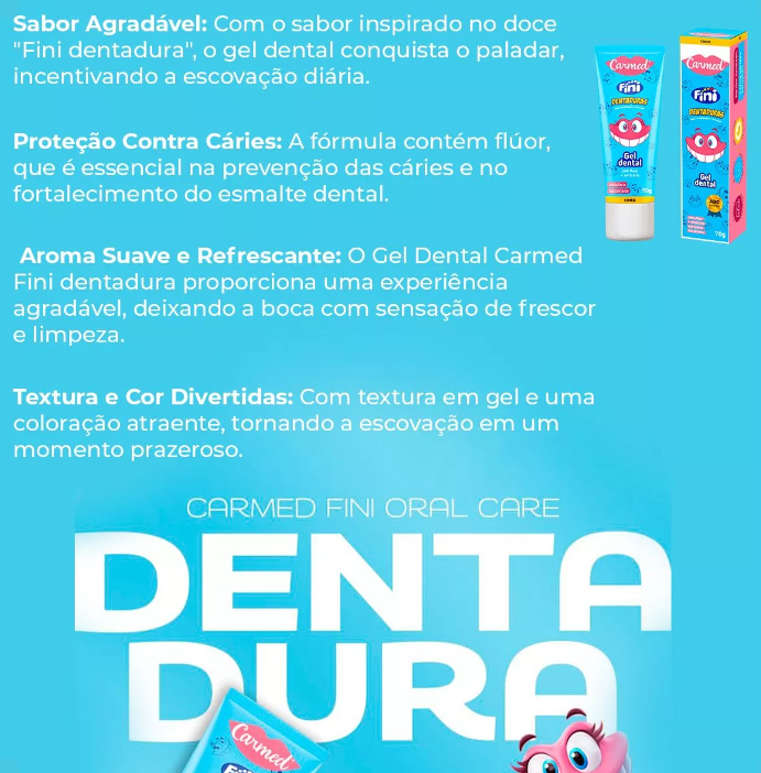 Gel Dental Carmed Dentadura 70g