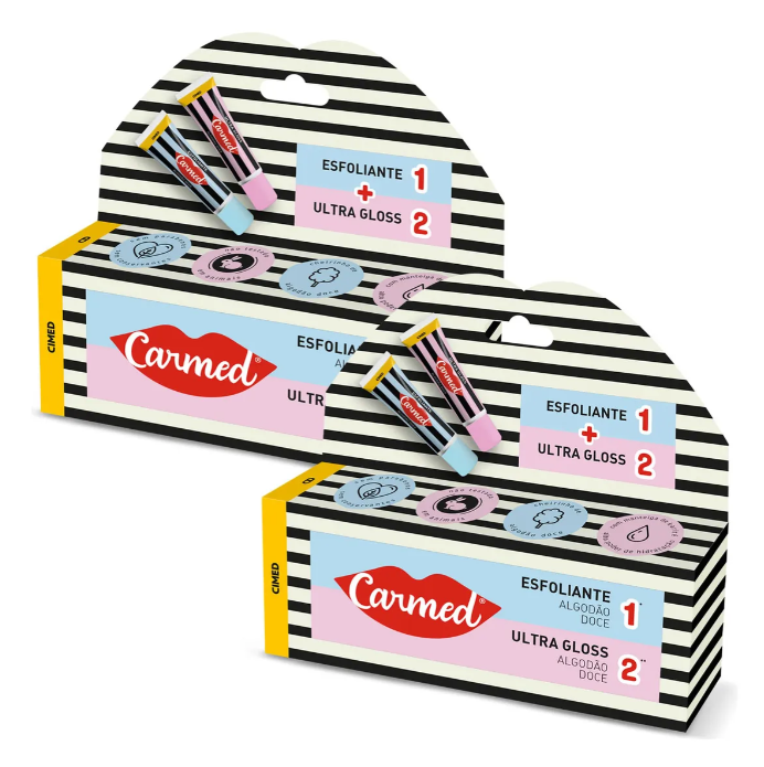 Kit 2 Carmed Sos Algodão Doce Esfoliante
