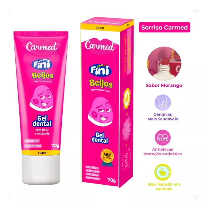 Carmed Gel Dental Fini Beijos 70g